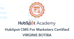 HubSpot CMS for Marketer Certification